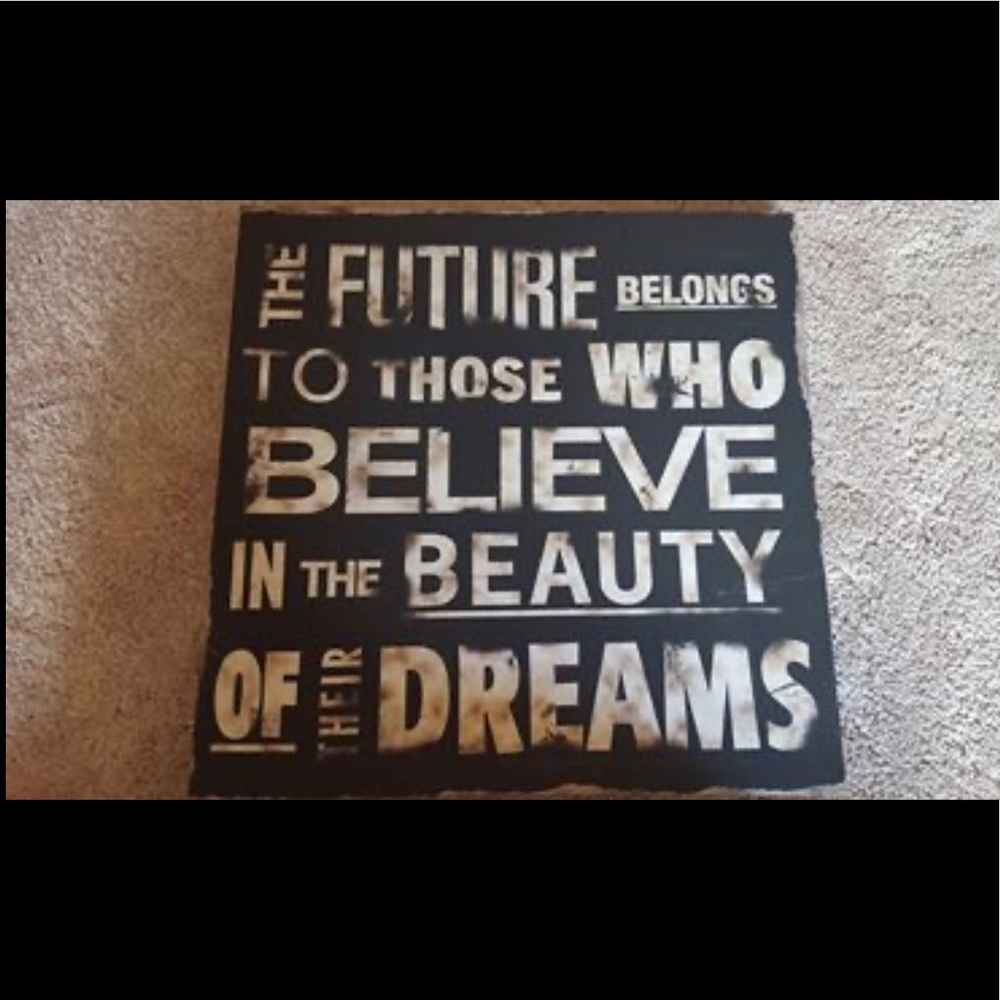 Decor sign 12x12